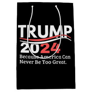 Trump 2024 Stoßstange Mittlere Geschenktüte