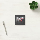 Trump 2024 Stoßstange Post-it Klebezettel (Büro)