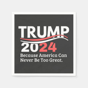 Trump 2024 Stoßstange Serviette