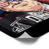 Trump 2024 Support-Shirts Bohrer Baby Drill Black Poster (Ecke)