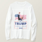 Trump 2024 T - Shirt "Take America Back" (Design vorne)