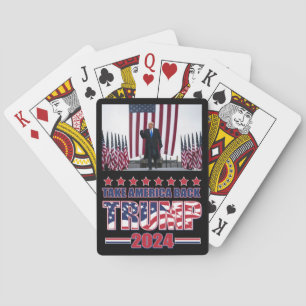 Trump 2024 Tak America Spielkarten