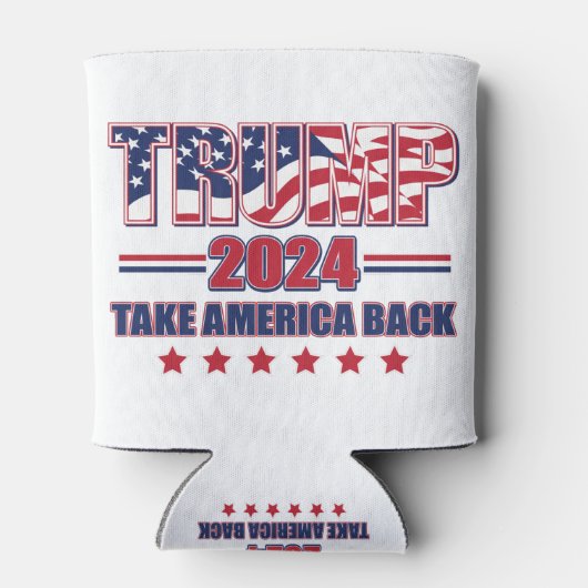 Trump-2024-Take-America-Back Dosenkühler (Rückseite)