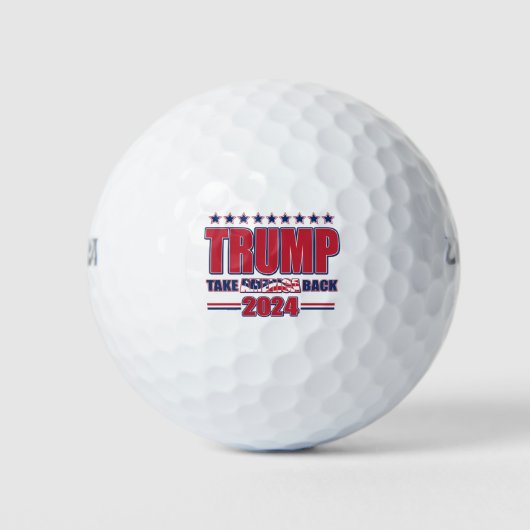 Trump-2024-Take-America-Back Golfball (Vorderseite)