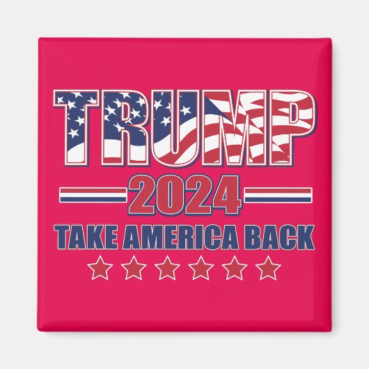 Trump-2024-Take-America-Back Magnet (Vorne)