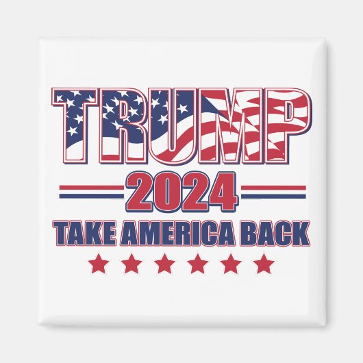 Trump-2024-Take-America-Back Magnet (Vorne)
