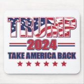 Trump-2024-Take-America-Back Mousepad (Vorne)