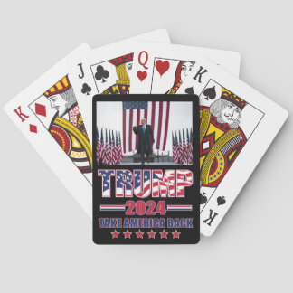 Trump 2024 Take America Back Spielkarten