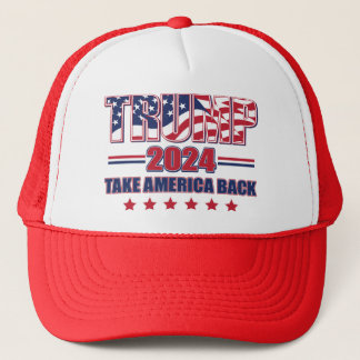 Trump-2024-Take-America-Back Truckerkappe
