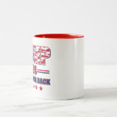 Trump-2024-Take-America-Back Zweifarbige Tasse (Mittel)