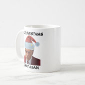 Trump 2024 Tasse Schuss Weihnachten wieder groß ma (Vorderseite Links)