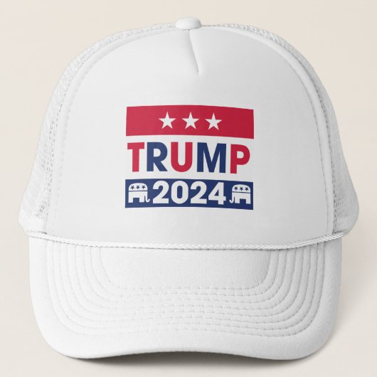 Trump 2024 truckerkappe (Vorderseite)