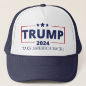 Trump 2024 truckerkappe (Vorderseite)