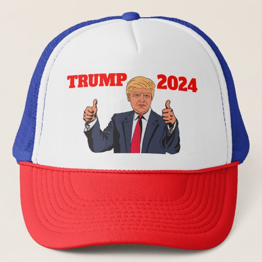 Trump 2024 truckerkappe (Vorderseite)