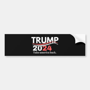 Trump 2024, trump 2024 die Rückkehr, Biden ist nic Autoaufkleber