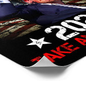 Trump 2024: Trump überlebt Kundgebung Poster (Ecke)