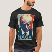 Trump 2024 Ultimate Mugshot Style MAGA-Shirt T-Shirt (Vorderseite)