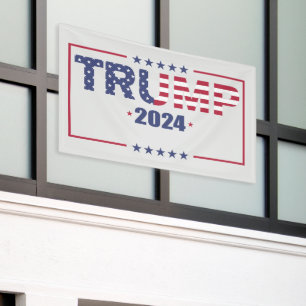 Trump 2024 US Flagge Banner