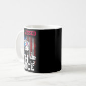 Trump 2024 US-Flagge, die Sie zweimal vermisst hab Kaffeetasse (Vorderseite Links)