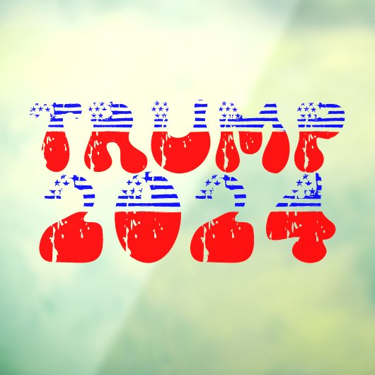 Trump 2024 USA Election Retro Fensteraufkleber (Blatt 3)