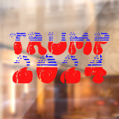 Trump 2024 USA Election Retro Fensteraufkleber (Blatt 2)