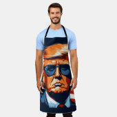 Trump 2024 - USA - Make America Great Again Schürze (Getragen)