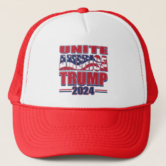 Trump 2024 vereint Amerika Truckerkappe