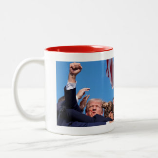 Trump 2024 vereint Amerika Zweifarbige Tasse