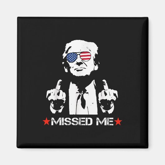 Trump 2024 vermisst magnet (Vorne)