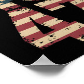 Trump 2024 Vintag 45 47 Poster (Ecke)