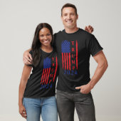 Trump 2024 Vintages Flag Patriotic T-Shirt (Unisex)