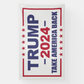 Trump 2024 Wahl Amerika Banner (Vertikal)