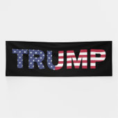 Trump 2024 Wahl Amerika Banner (Horizontal)