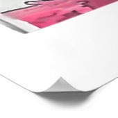 Trump 2024 Wahl Daddys Zuhause Pink Poster (Ecke)