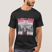 Trump 2024 Wahl Daddys Zuhause Pink T-Shirt (Vorderseite)