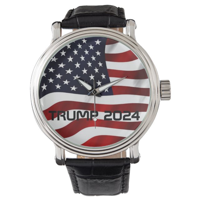 Trump 2024 Wahl eWatch Armbanduhr (Vorderseite)