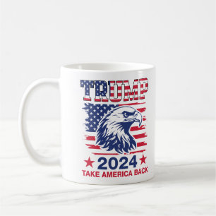 Trump 2024 Wahl, Nimm Amerika zurück Kaffeetasse