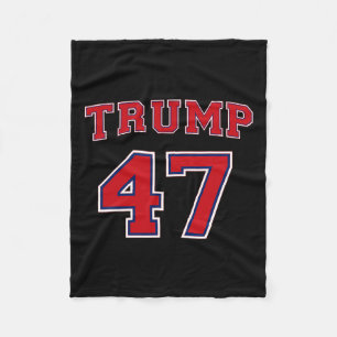 Trump 2024 Wahl Präsident Donald Trump 47. Präside Fleecedecke