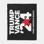 Trump 2024 Wahl Trump 2024 Fleecedecke (Vorderseite)