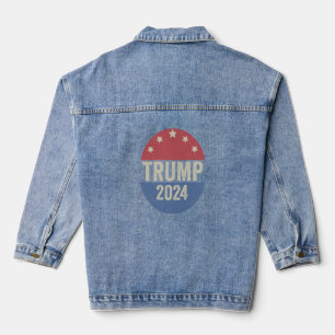 Trump 2024 Wähle Wieder Lustige Wahl Trump Wieder Jeansjacke