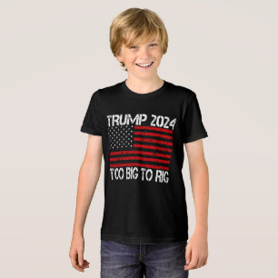 Trump 2024 - Wahlen 2024 sind zu groß, um zu riski Tri-Blend Shirt