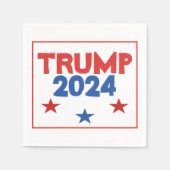 TRUMP 2024 Wahlpapier Napkins Serviette (Vorderseite)