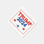 TRUMP 2024 Wahlpapier Napkins Serviette (Ecke)