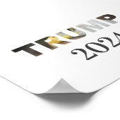 TRUMP 2024, WAHLPOSTER POSTER (Ecke)