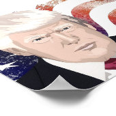 Trump 2024-Wahlposter Poster (Ecke)