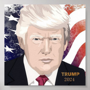 Trump 2024-Wahlposter Poster