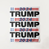 Trump 2024 wandteppich (Vorderseite)