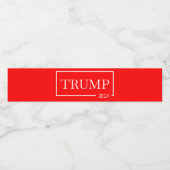 Trump 2024 wasserflaschenetikett (Einzelnes Label)