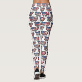 Trump 2024 Waving Flag Leggings (Rückseite)