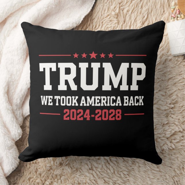 Trump 2024 We Took America Back 47 USA Kissen (Decke)